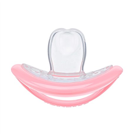 Curaprox 1 tétine rose pour bébé avec boîte de rangement