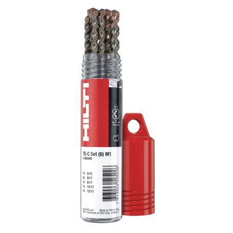 Hilti 2224211 Jeu de 6 forets pour marteau perforateur TE-C M1