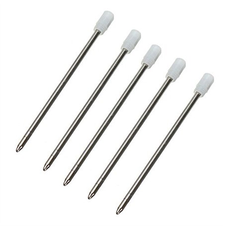 5 X Recharges d'encre bleue pour stylo à bille rempli de cristaux Swarovski Elements