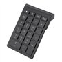 Lazimin Mini Pavé Numérique sans Fil à 22 Touches, Clavier Numérique Rechargeable Bluetooth Ultra-Mince pour Windows/iOS/Android