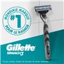 Gillette Mach3 Turbo Recharges De Lames De Rasoir Pour Homme, À 3 Lames , 16 Recharges De Lames, Lames Plus Résistantes Que L’Ac