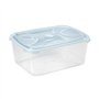TONTARELLI – Boîte rectangulaire 5L Nuvola Bleu/Transparent