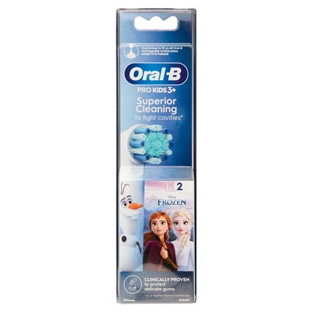 Oral B Pro Kids 3+ Frozen Ricambio 2 poissons par spazzolino électronique