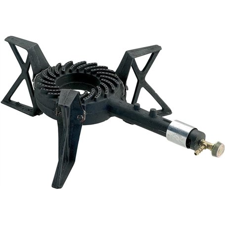 KEMPER - Rechaud gaz fonte 3 Pieds 7KW Butane/Propane 1 Bruleur