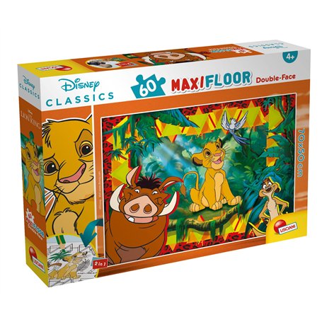 Liscianigiochi Disney Puzzle Df Maxi Floor 60 Roi Lion