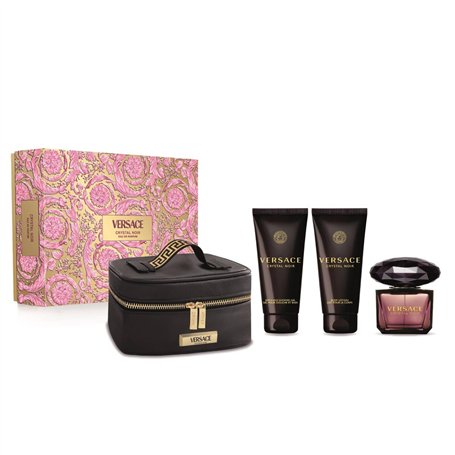 Versace Crystal Noir by Versace for Women - 4 Pc Gift Set 3oz EDP Spray