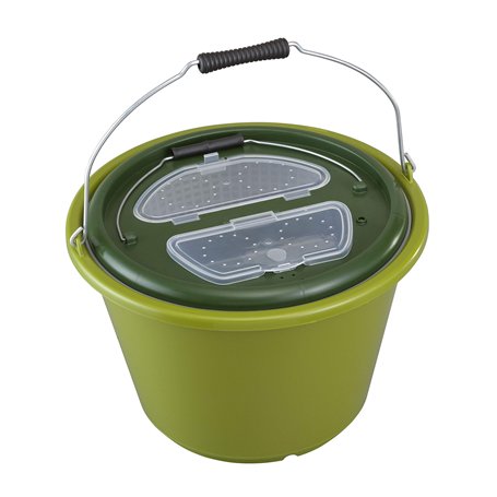 Plastica Panaro Secchio da Pesca Seau de pêche Double pour Le Vivant