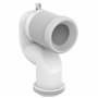 Ideal StandardIDEALSOFT Pipe Coude de Raccordement pour WC Toilettes Evacuation Sortie Verticale Blanc T002667