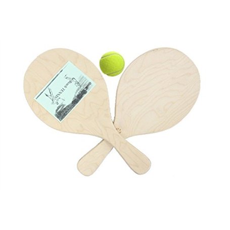 Raquettes de plage en bois multicouche de bouleau avec balle