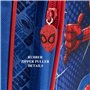 PERLETTI Spiderman Sac à Dos avec Roues pour Enfant - Sac à roulettes Amovible Garçon Bleu et Rouge École Maternelle - Cartable 