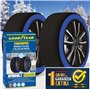 Goodyear Chaussettes de neige Star Gripper homologuées Italie EN 16662-1:2020 Deux chaînes à neige en tissu pour voiture. Snow S