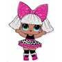 Ciao- L.O.L. Surprise! Diva robe costume déguisement original fille (Taille 6-9 ans) avec accessoires et surprise
