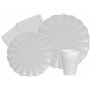Ciao-Kit Table Fête Party Flower Shape 8 personnes (44 pcs: assiettes