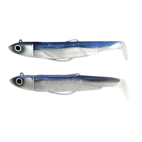 FIIISH Black Minnow No.2-9cm - Double Combo Offshore - 10g - Blue - Electic Blue - BM3011