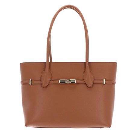 Furla Goccia Tote Bag L Brandy