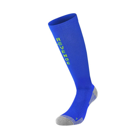 R-evenge Chaussettes techniques adulte chaussettes montagne running fitness multisport long bleu