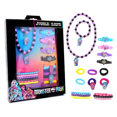 Joytoy Monster High Kit d'accessoires avec Bijoux et Accessoires pour Cheveux