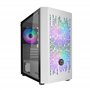 Nuwo Blitz R25 Blanc Boîtier Micro-ATX pour PC Desktop Office Gaming Mini Tour 0