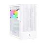 Noua Phobia L111 Blanc Boîtier Micro ATX pour PC Gaming Mini Tour 0.60MM SPCC Ventilateur LED ARGB Adressable Frontal Mesh et Pa