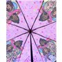 CARTOON Parapluie pliable pour Barbie fan parapluie pour filles 8 rayons ouverture manuelle coupe-vent, fuchsia