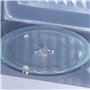 Assiette pivotante universelle pour micro-ondes de 25,5 cm avec 3 saillies centrales, convient à différentes marques de fours à 