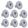 Lot de 8 roulettes pour panier inférieur pour lave-vaisselle Compatible avec Zanussi