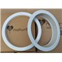 Naturii Bagues de soutien pour sac filtrant compatibles avec Desjoyaux - Paire de bagues intérieures et extérieures en plastique
