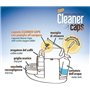 CleanerCaps Nettoyage machine à café, kit double action – Compatible avec Nespresso – Capsule nettoyant et détartrant liquide – 