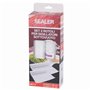 GALILEO Rouleaux de Scellage sous Vide en Plastique PA/PE Transparent Lot de 2 : Petit (500 x 22 x H. 1 cm) et Grand (500 x 28 x
