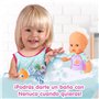 Nenuco, Poupon 35 cm, Mon Premier Bain, avec Son Poisson, pour Les Enfants à partir de 10 Mois, NFN88