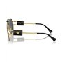 Versace Lunettes de Soleil VE 2252 Gold Black/Dark Grey 63/12/145 homme