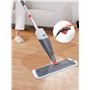 IPEA Balais Serpillère Vaporisateur en Aluminium avec Chiffon en Microfibre – Super Léger - Mop Spray Pulvérisateur pour Maison,