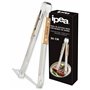 IPEA Pinces de Cuisine en Acier Inoxydable avec Poignées en Bois – Design Innovant – Pince Professionnelle pour Barbecue