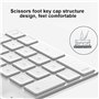 Clavier numérique Ultra-Fin Rechargeable Bluetooth Petit Clavier pour Mac OS W