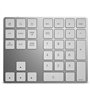 Lazmin Mini pavé numérique sans Fil à 34 Touches, Clavier numérique Ultra-Fin Rechargeable Bluetooth Petit Clavier pour Mac OS W