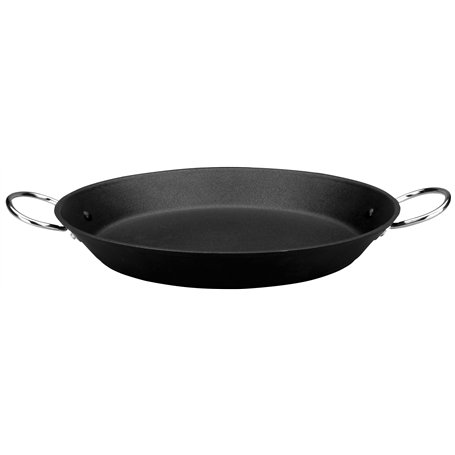 Ibili 402138 Plat à paella en fonte d'aluminium Induplus 38 cm (Pour 8 personnes)