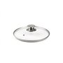 Ibili - 971620 - Couvercle en Verre Poignée en Acier Inoxydable 20 cm