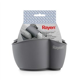 Rayen | Organisateur de l’évier | Résistant et Flexible pour évier à Deux brochets | 12