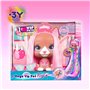 VIP PETS Mega Pet Nyla | Tête à coiffer avec Cheveux Extra Longs 40 cm et 30 Accessoires cheveux avec extensions et colorants à