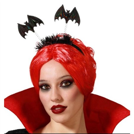 BigBuy Carnival Bandeau chauve-souris Halloween