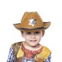 Rubies Chapeau shérif marron pour garçon et fille