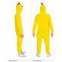Rubies Déguisement de poulet pour adulte, combinaison avec capuche et queue, licence officielle pour enterrements de vie de garç
