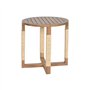 Home ESPRIT Table d'appoint Naturelle en Bois MDF 48 x 48 x 50,5 cm