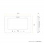 FERMAX F01391 Kit visiophone 7" WiFi Tactile, Blanc