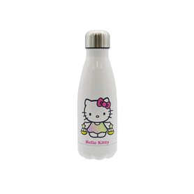 CYPBRANDS CyP Brands-Hello Kitty Sanrio Bouteille d'eau Bidon Gourde Horoscope Balance 550 ml Blanc Produit officiel