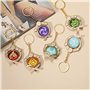 Genshin Porte-clés lumineux en forme de clé Inazuma Anémo Porte-clés doré Figurine de jeu Porte-clés Pendentif Personnage Genshi