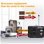 Yinleader 3000VA 110 V Convertisseur de tension USA transformateur toroïdal 3000W – Entrée : 110 V ou 220 V - Sortie : 110 V et 
