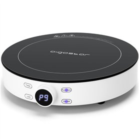 Aigostar Cookmate - Plaque à induction portable de 2000W. Design rond exclusif