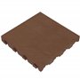 Lot de 6 unités. dallage pour sol extérieur COMBI collection marron