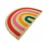 fisura. Paillasson d'entrée « Arcoiris » en Coco avec Base antidérapante en PVC Paillasson extérieur Original Peint à la Main Di